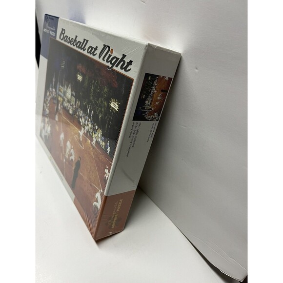 Morris Kantor Baseball At Night 1000pc Jigsaw Puzzle Pomegranate Smithsonian - Picture 3 of 4